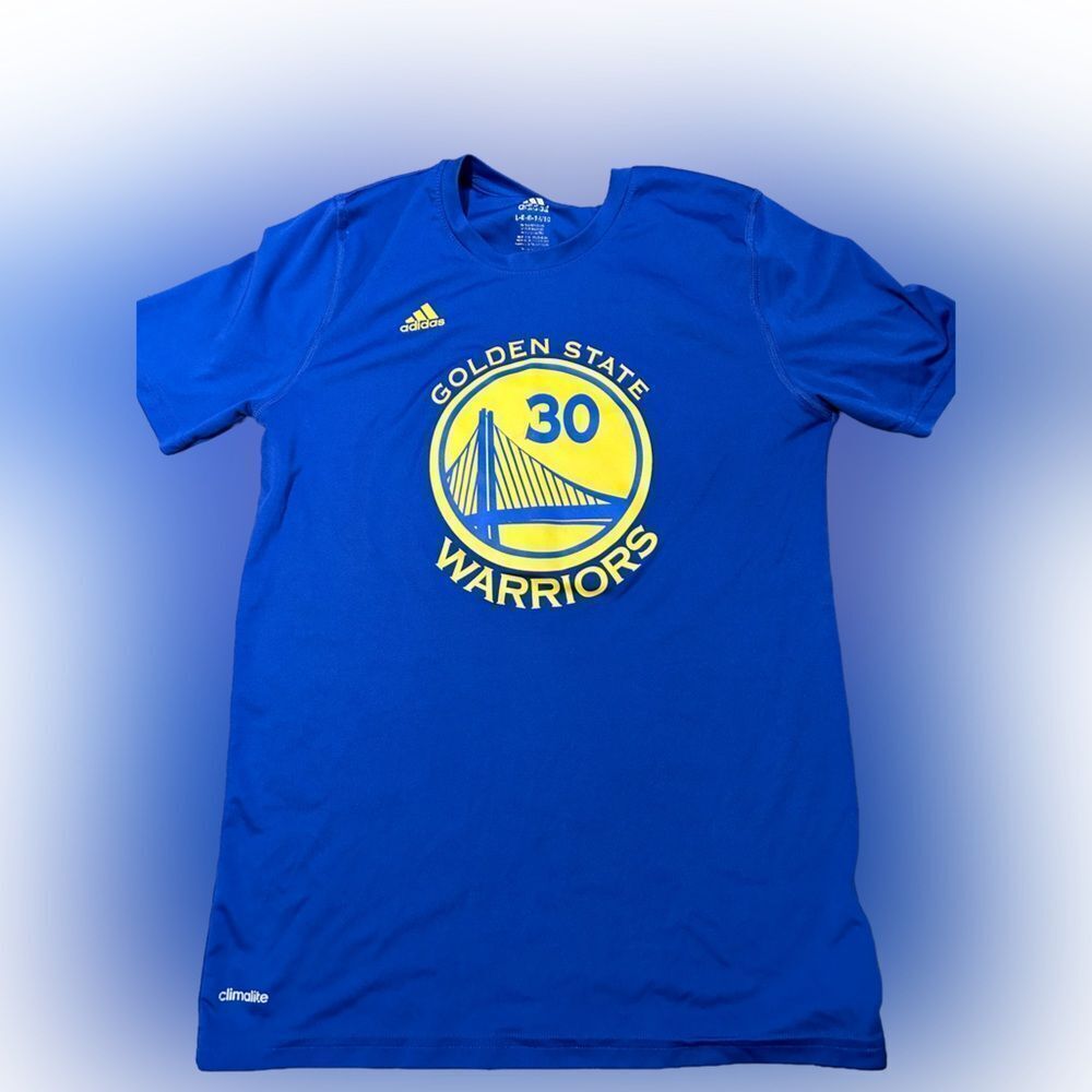 Boys Adidas Golden State Warriors Steph Curry Climalite T-shirt